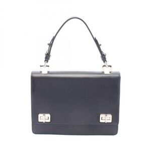 Prada Soft Calf Handbag Leather Black #335985P10B